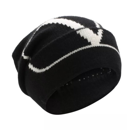 Valentino/华伦天奴  男女同款黑色羊毛时尚百搭针织帽帽子  SY2HB00CAVB 0NA