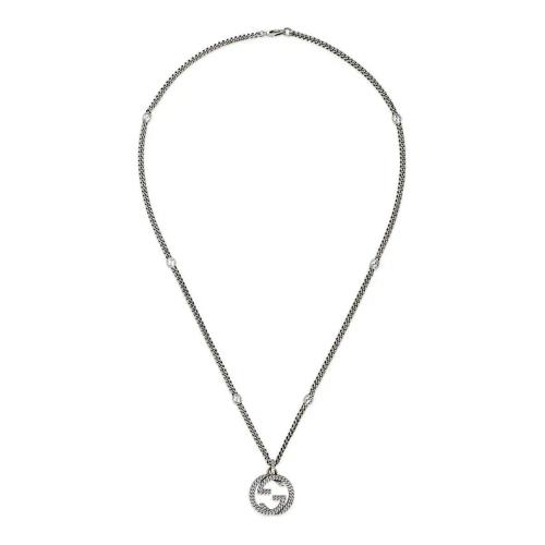 GUCCI古驰 22年秋冬 男士 互扣式双G吊坠项链 678651 J8400 0728 预定商品2-6周发货