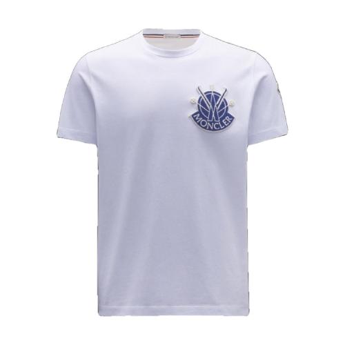 MONCLER蒙可蒙克莱 22年秋冬 男士 短袖T恤 Logo T-Shirt H20918C000198390T001