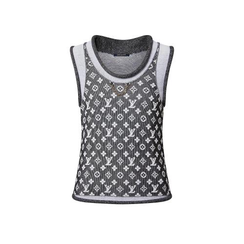  LV路易威登 22年秋冬 女士 背心 提花针织背心 1AAYSQ 1AAYSN 1AAYSP 1AAYSR 1AAYSO