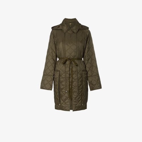  BURBERRY/博柏利 女士军绿色尼龙大衣 8006770 PLFSX