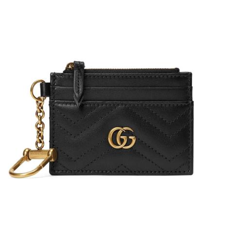  GUCCI古驰 22年秋冬 女士 GG Marmont系列钥匙链卡包 627064 DTDHT 1000 预定商品2-6周发货