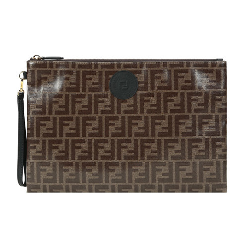 FENDI/芬迪 女士大号其它涂层面料手拿包 8N0178 A5K4