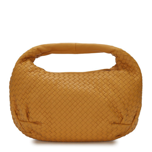 Bottega Veneta/葆蝶家 女士橙色小羊皮拉链单肩包 手提包女包232499-V0016-7676