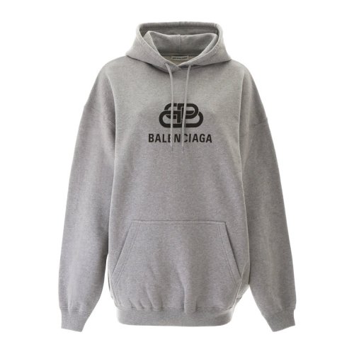  Balenciaga/巴黎世家 女士浅灰色棉质卫衣 578135 THV78 1300 PLFSX