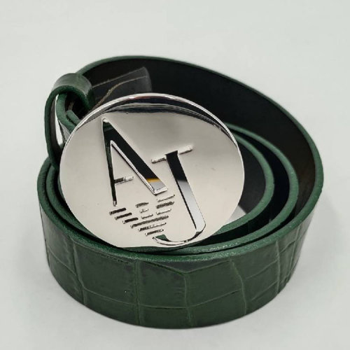 ARMANI JEANS/阿玛尼牛仔绿色腰带 Z5119A7 瑕疵折扣