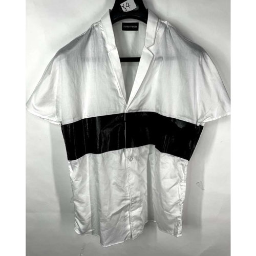 Emporio Armani/安普里奥阿玛尼男装/男士衬衫/男士短袖衬衫  R1CF8N R1B1C（瑕疵折扣）