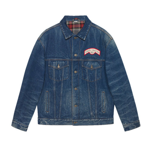 GUCCI/古驰 男士牛仔蓝色上衣 475024 XDAAT 4206