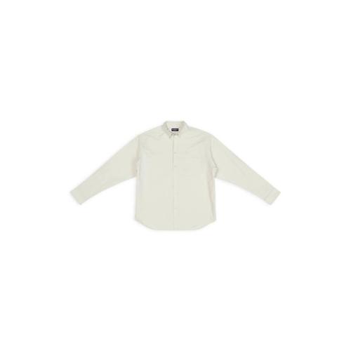  BALENCIAGA巴黎世家 22年秋冬 男士 长袖衬衫 property shirt large fit 703843TKM019800
