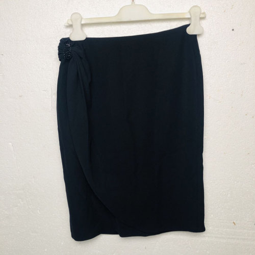 ARMANI COLLEZIONI/阿玛尼卡尔兹 女士黑色短裙 PMN80R PM015 999 瑕疵折扣