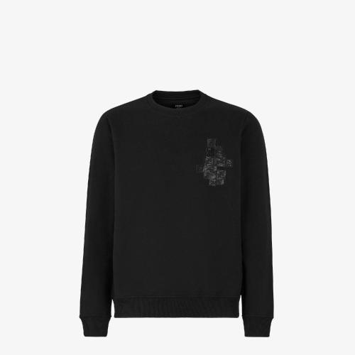  FENDI芬迪 22年春夏 男士 长袖T恤 运动衫 FY0178A2F5F0QA1