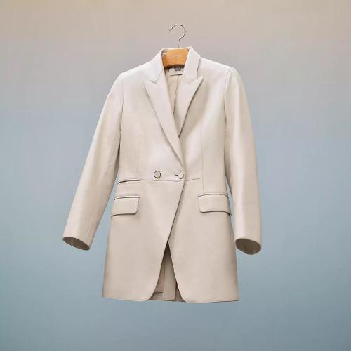  HERMES爱马仕 22年秋冬 女士 夹克 Veste sartoriale en cuir H2H1202D4F842