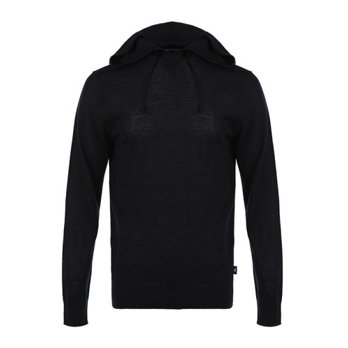 Emporio Armani/安普里奥阿玛尼21新品简约纯色连帽套头男士针织衫/毛衣8N1MUW1MJWZ
