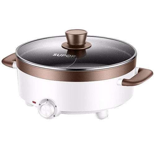 supor/苏泊尔鸳鸯电火锅5L双层防烫4段大火力涮串汤锅炖锅H30YK17Y电火锅