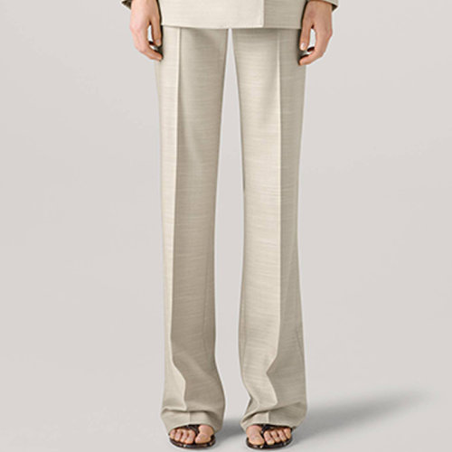 St.John/盛蔷21早秋蚕丝羊毛女士西裤K814C01