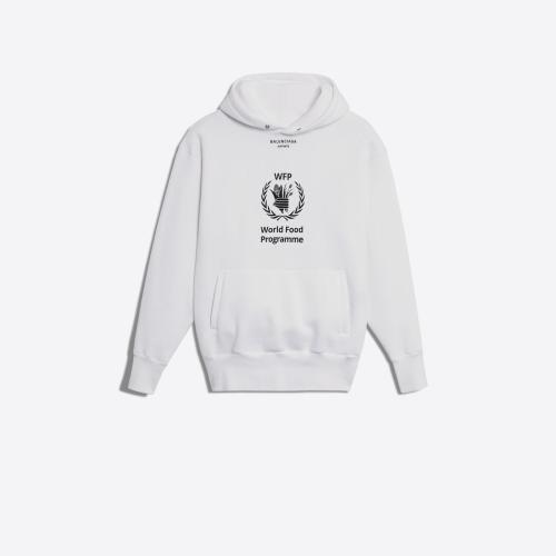 BALENCIAGA巴黎世家 22年春夏 男士 卫衣 Sweat A Capuche World Food Programme卫衣 541870TC 预定商品1-3周发货