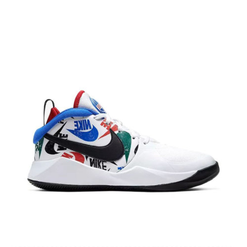 Nike/耐克 22年春夏 女款/大童 TEAM HUSTLE 舒适 透气 运动 休闲 实战 篮球鞋 CW5815-100