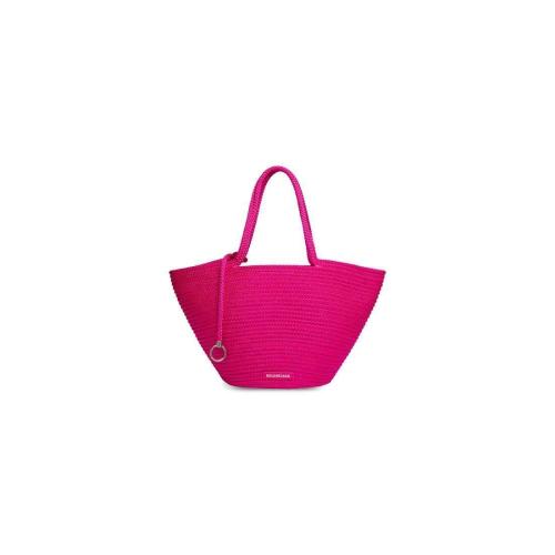  BALENCIAGA巴黎世家 22年秋冬 女士 手提包 Womens Ibiza Large Basket in Pink 6956102109756