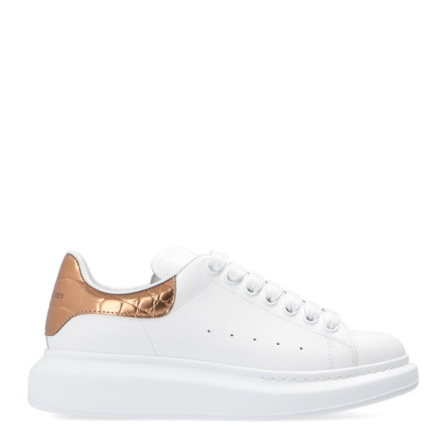 Alexander McQueen/亚历山大麦昆 女士白色小牛皮休闲鞋运动鞋低帮板鞋小白鞋女鞋