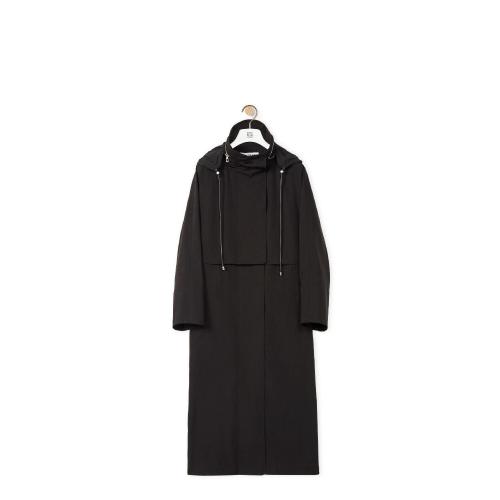  LOEWE罗意威 22年秋冬 女士 大衣 Long hooded parka S359Y02X14-1100
