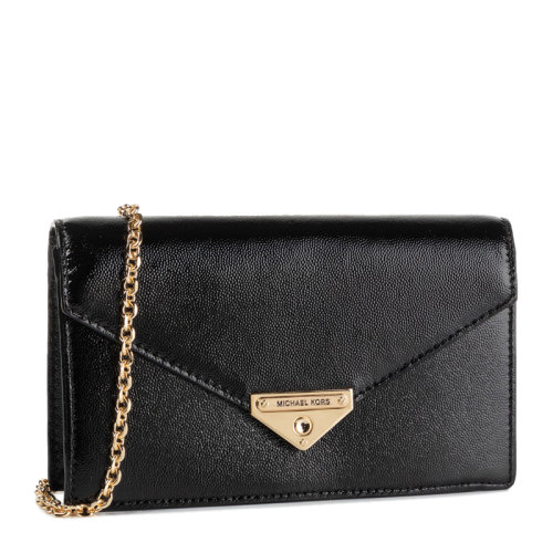 Michael Kors/迈克·科尔斯 女士皮质经典LOGO款链条翻盖单肩包斜挎包