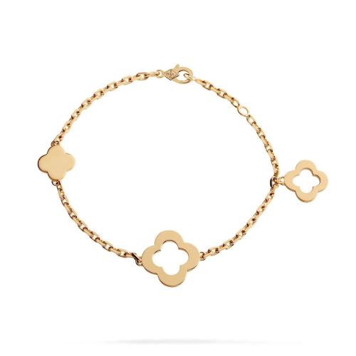  VCA梵克雅宝 22年秋冬 女士 手链 Byzantine Alhambra手链，3图案 VCARD39600 预定商品1-3周发货