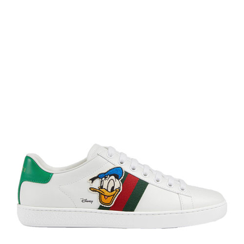 GUCCI/古驰 Disney x Gucci Ace系列唐老鸭印花休闲运动鞋 649401 1XG60