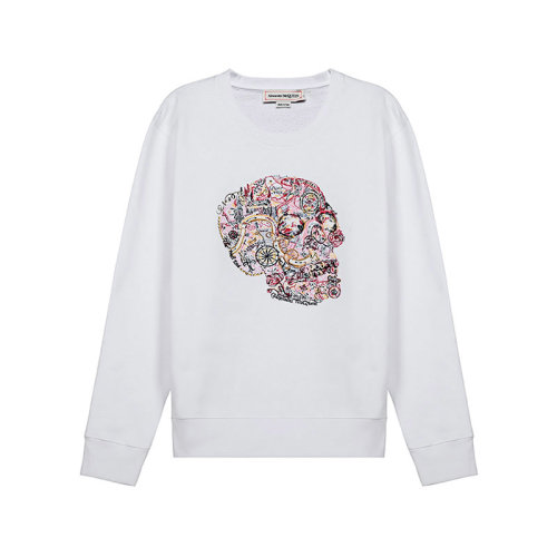 Alexander McQueen/亚历山大麦昆 男卫衣 男士棉质圆领长袖卫衣运动衫 650434 QQZ69