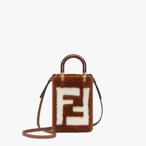  FENDI芬迪 22年秋冬 女士 单肩包 Mini Sunshine Shopper 8BS051AL9YF1HZH