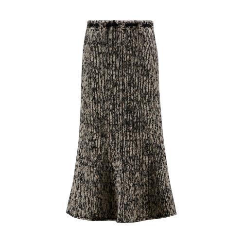  MONCLER蒙可蒙克莱 22年秋冬 女士 半身裙 羊毛混纺迷笛裙 H20949L00002M2131P90