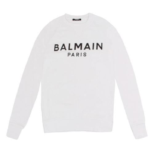  BALMAIN/宝曼 男士黑色棉质卫衣 WH0JQ005 B150 EAB PLFSX