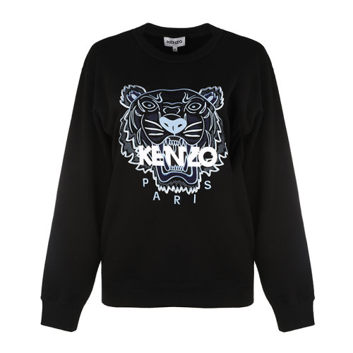 KENZO/高田贤三虎头刺绣棉质宽松女士套头卫衣女卫衣FB52SW824