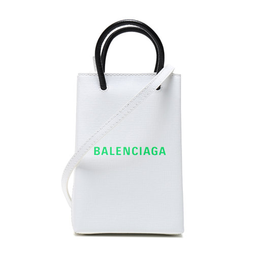 Balenciaga/巴黎世家 女士皮质手提单肩斜挎包手机包 593826 0AI5N