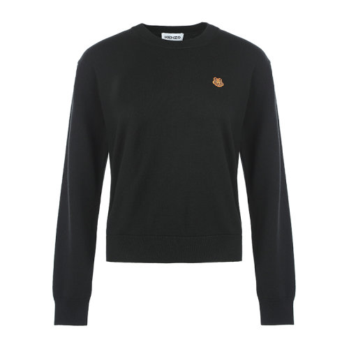 KENZO/高田贤三虎头微标羊毛套头女士针织衫/毛衣FB62PU642