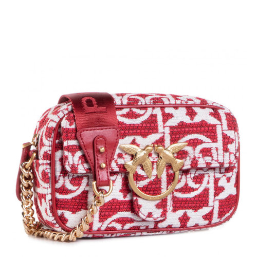 Pinko/品高女士印花趣味涂鸦印花飞鸟燕子包斜挎包单肩包链条包女包1P21WA多色可选