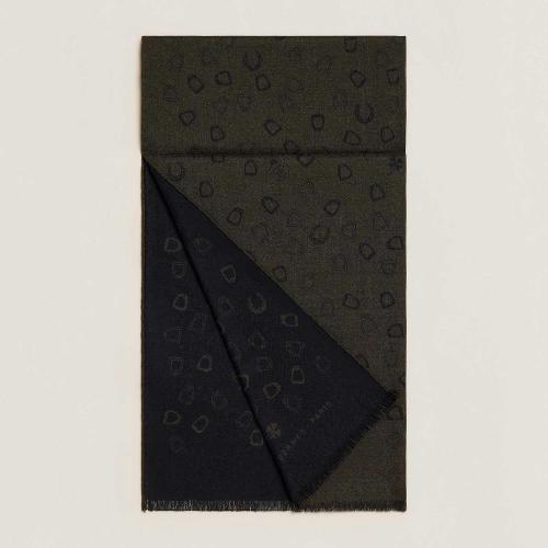  HERMES爱马仕 22年秋冬 男士 围巾 Echarpe reversible Ladybird H703833T 03