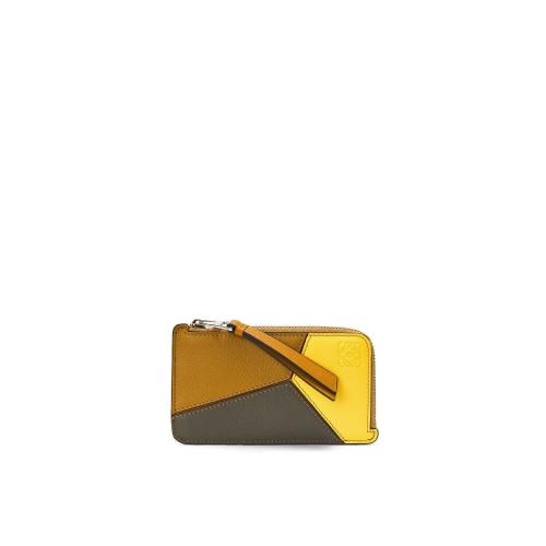  LOEWE罗意威 22年秋冬 男士 卡包 Puzzle coin cardholder in classic calfskin C510R50X01-28