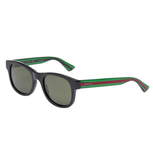 GUCCI/古驰 时尚 复古 优雅 方圆形 板材 大框 男女款 太阳镜 6色可选 渐变色镜片 墨镜 眼镜 GG0003SN 58mm GUCCI 古驰