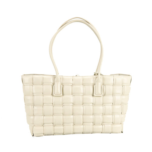 GeleiStory/GeleiStory 时尚百搭托特包牛皮单肩女包编织托特包2021新款女包