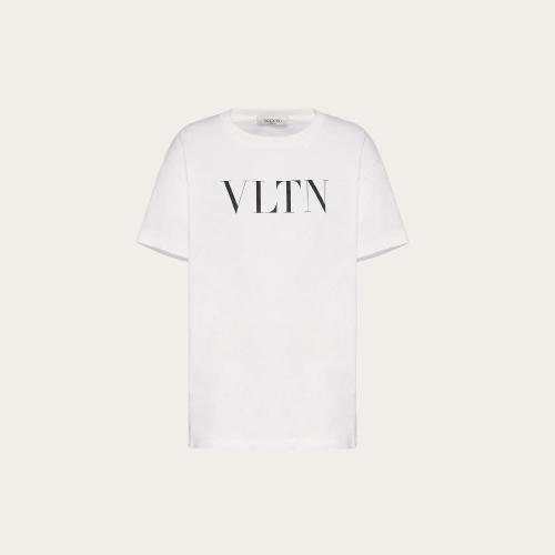  VALENTINO华伦天奴 22年春夏 女士 短袖T恤 T-shirt a imprime VLTN WB3MG07D3V6A01