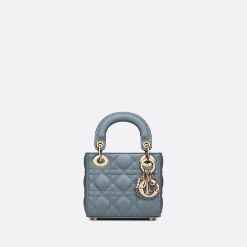  DIOR迪奥 22年秋冬 女士 单肩包 超迷你 Lady Dior 手袋 S0856ONGE_M81B 预定商品1-3周发货