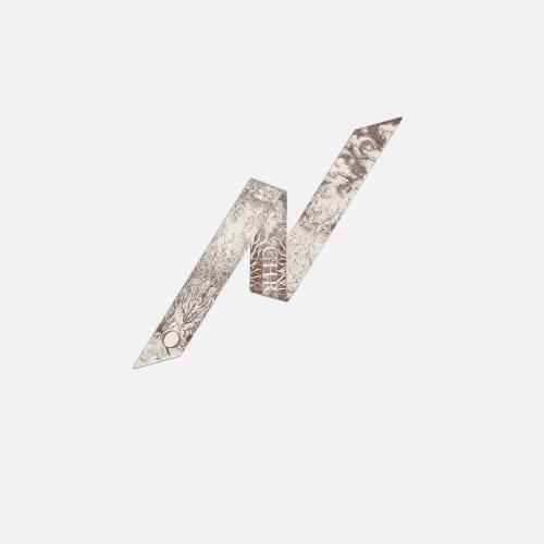  DIOR迪奥 22年秋冬 女士 丝巾 ABCDior Mitzah 丝巾 11ABC106Q600_C878