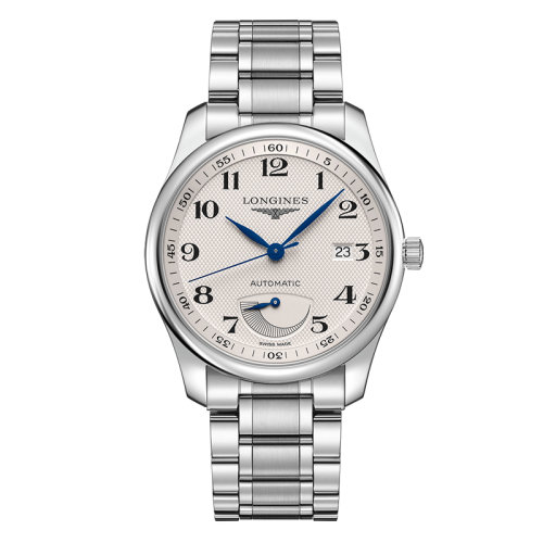 LONGINES/浪琴  名匠系列 自动机械表精钢表壳钢链银“大麦籽粒”盘男表40毫米L2.908.4.78.6