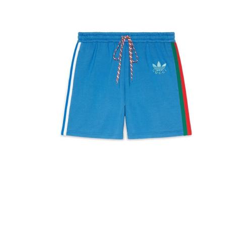  GUCCI古驰 22年秋冬 男士 adidas x Gucci联名系列针织棉短裤 705626 XJEML 4747