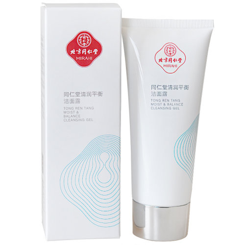 TRT/同仁堂 清润平衡洁面露100g 去黑头深层清洁控油抗痘去角质死皮洗面奶男女用