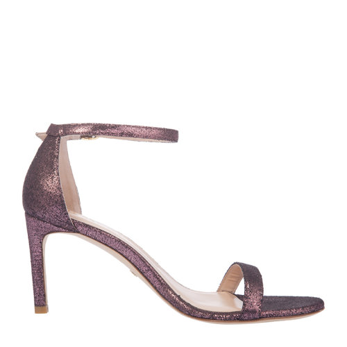Stuart Weitzman/斯图尔特韦茨曼 女士 鞋靴  玫红色一字带细高跟凉鞋 女士高跟凉鞋