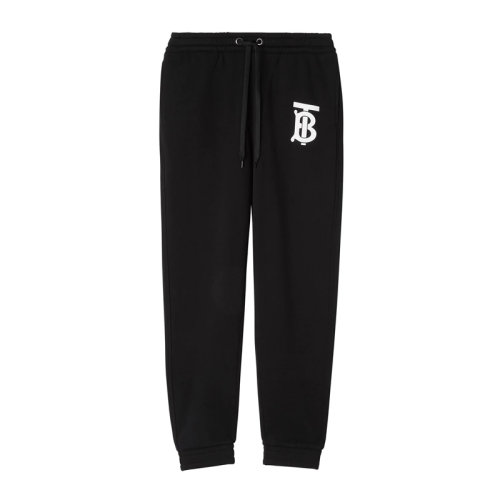 BURBERRY/博柏利 专属标识图案棉质运动裤女士休闲裤裤装80243541
