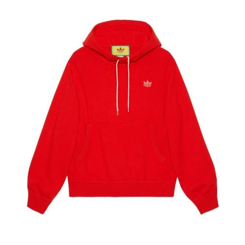  GUCCI古驰 22年秋冬 男士 adidas x Gucci联名系列羊毛卫衣 700446 XKCH8 6429