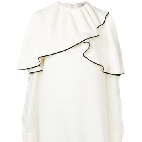 Valentino/华伦天奴 女装女士白色时尚百搭长袖T恤 QB0AE3611MM 0AN GMH0037K