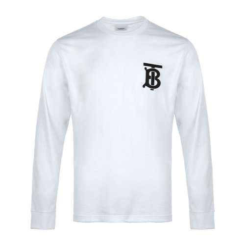 BURBERRY/博柏利21新品专属标识图案棉质男士长袖T恤8024600